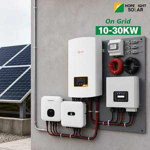 Sistema de Energía Solar Residencial Conectado a la Red de 12kW, 15kW, <span class=keywords><strong>20kW</strong></span>, Kit Fotovoltaico Completo con Inversor de Conexión a la Red y Panel Solar Fotovoltaico - Product Image 1