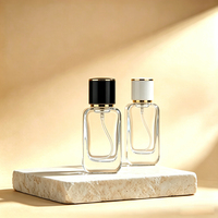 Flacon de parfum de luxe en gros, 30 ml, 50 ml, 100 ml, vaporisateur transparent