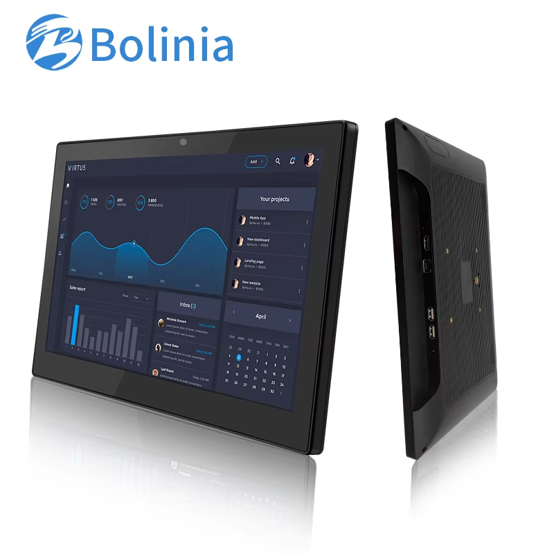 13 Inch Industrial All in One PC IP65 Pure Flat Screen RK3288 Android Panel Pc 16GB Interface AMD RAMBO Tablet