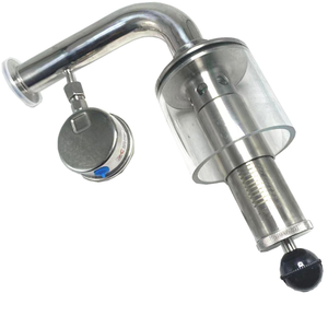 1.5 pouces sanitaire TC50.5mm équipement <span class=keywords><strong>de</strong></span> bière soupape <span class=keywords><strong>de</strong></span> <span class=keywords><strong>d</strong></span>écharge <span class=keywords><strong>d</strong></span>'air soupape <span class=keywords><strong>d</strong></span>'échappement avec manomètre - Product Image 5