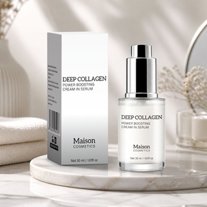 Crema Facial de Colágeno Profundo de 30 ml, Potenciadora de Colágeno, con Ácido Hialurónico, Antiarrugas, Hidratante y Reafirmante, Etiqueta Privada OEM - Product Image 4
