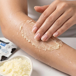 Y730 YOKO MILK SPA SALT MULTI VITAMIN+HYA8 350g. new formula Enrich Hokkaido Milk extract for skin brightness and liveliness - Product Image 4