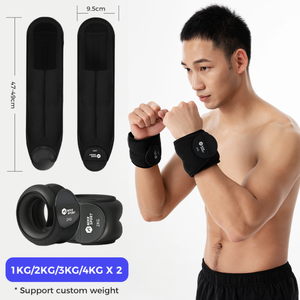 Bán buôn có thể đ<span class=keywords><strong>i</strong></span>ều chỉnh cổ tay/mắt cá chân/cánh tay/chân trọng lượng đ<span class=keywords><strong>i</strong></span>ện tập thể dục Workout trọng lượng-mang Vòng đeo tay mắt cá chân bao cát - Product Image 1