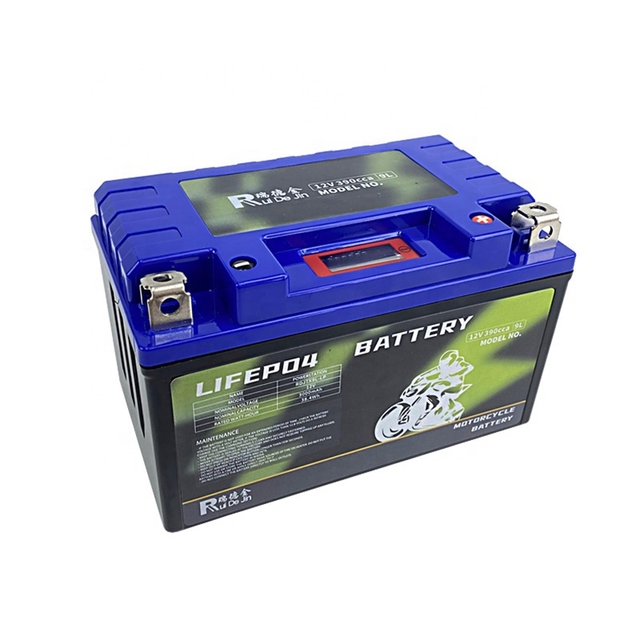 OEM Deep Cycle Low Voltage Alarm Lithium Motorcycle Battery 12v2Ah 10Ah 12V 6Ah Lifepo4 Battery for Motorcycle Batteries