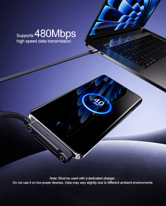 Nouveau produit 2026 – Câble de données <span class=keywords><strong>USB</strong></span>-C vers <span class=keywords><strong>USB</strong></span>-C 240W avec support, câble de charge rapide pour iPhone 17, tablette Huawei et jeux mobiles - Product Image 4