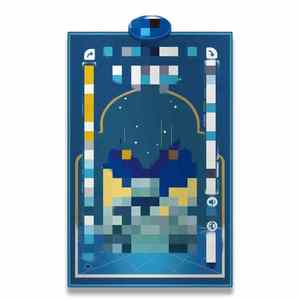 Tapis de prière intelligent islamique, tapis d'apprentissage de la prière musulmane <span class=keywords><strong>pour</strong></span> enfants et adultes, tapis islamique interactif avec prise en charge de 15 langues - Product Image 3