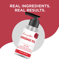 Décoration d'intérieur, étiquette personnalisée, fleurs relaxantes, parfum de rose, huile de massage aromathérapeutique pour hydrater le corps
