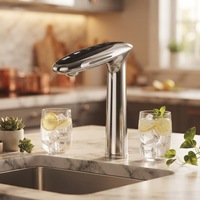 Grifo Eléctrico Todo en Uno para Agua con Gas y Agua Fría - Aleación de Zinc, Caudal de 400 GPD, Inteligente y Ecológico