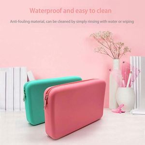 Fashionable Creative Waterproof Zipper Large <b>Makeup</b> <b>Brush</b> Pouch Travel Portable Stylish Home Decor Style Cosmetic Storage <b>Case</b> - Product Image 1