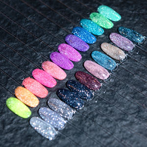 Gel reflectante con purpurina, esmalte <span class=keywords><strong>de</strong></span> <span class=keywords><strong>uñas</strong></span> en Gel con lentejuelas rosas, gel para <span class=keywords><strong>uñas</strong></span> UV <span class=keywords><strong>semipermanente</strong></span>, decoraciones artísticas para <span class=keywords><strong>uñas</strong></span> - Product Image 3