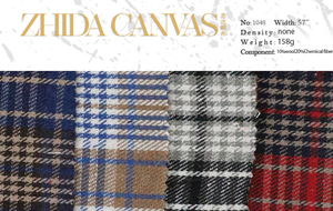 Commercio all'ingrosso 2023 nuovo tessuto di lana tweed tinto in cortile per cappotto invernale - Product Image 5