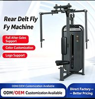 Machine de musculation commerciale pour exercices pectoraux, dorsaux et papillon, idéale pour les salles de sport