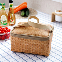 Sac isotherme de pique-nique en bambou avec logo personnalisé, nouveau design, pour femmes et hommes, idéal pour les voyages – Vente chaude