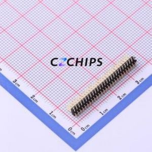 X1321WVS-2x27J-C40D53 Pin Header SMD,P=1.27mm Connector ( Pin Structure: 2x27P )( Pitch: 1.27mm )( Row Spacing: 1.27mm ) - Product Image 2