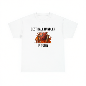 Meilleur maniaque du ballon de la ville, t-shirt de basket-ball, t-shirt cadeau drôle avec citation de meme - Product Image 2