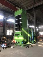 Presse de vulcanisation pour pneus OTR pleins, côté plaque