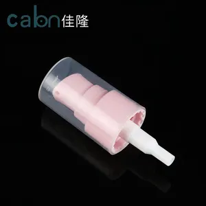 Bomba dispensadora de crema de tapa completa colorida, bomba de tratamiento de crema rosa, 20/410