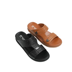 Penjualan langsung dari pabrik sandal fashion baru dalam berbagai warna sandal hitam dan coklat - Product Image 4