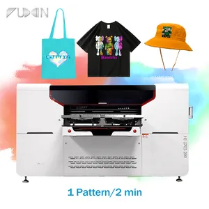 Direct to Garment Inkjet 9 Colors DTG Textile Printing Machine Smart Dual-Station Digital DTG Impresora
