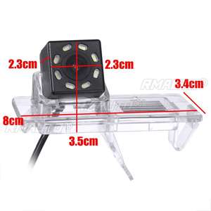 Kit de caméra de recul pour Renault Clio 4 IV 2012-2019, vision nocturne claire, RCA avec câble adaptateur 24 broches - Product Image 2