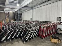 Chariot électrique à quatre roues, chariot à roulettes, monte les escaliers, capacité de charge de 400 kg, pour les courses, les outils, usage industriel, personnalisable OEM