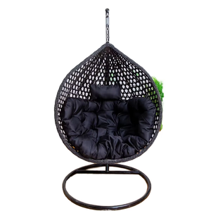 Modern Outdoor <strong>Garden</strong> Patio Furniture Hand Woven PE Rattan Foldable High Quality Hanging Swing <strong>Egg</strong> <strong>Chair</strong> for Courtyard Use - Product Image 5