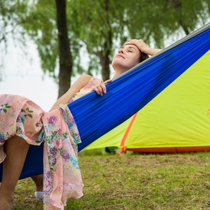 Ultraligero portátil Moq 1Pc azul empalme <span class=keywords><strong>gris</strong></span> <span class=keywords><strong>hamaca</strong></span> al aire libre bebé Nylon SILLA DE Camping - Product Image 4