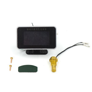 Medidor Universal 2 em 1 de Temperatura da Água e Voltagem com Painel de Dupla Exibição Digital para Carro com Rosca M12*1.5 - Product Image 2