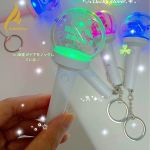 Mini ánh sáng Stick móc khóa Acrylic đèn điện tử nhựa Keyring Kpop merch Móc chìa khóa bán buôn - Product Image 4
