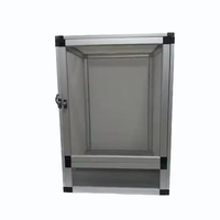 LuckyHerp Cage en métal de fer de chenil en acier de Style classique avec écran en aluminium PVC plastique pour petits animaux de compagnie Reptiles boîte d'emballage
