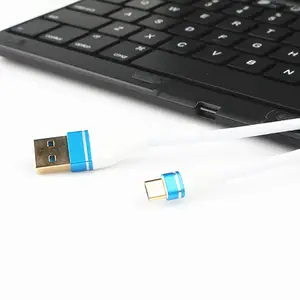工厂价格高品质1M(3.3ft) 2A尼龙编织USB C型数据线手机充电器