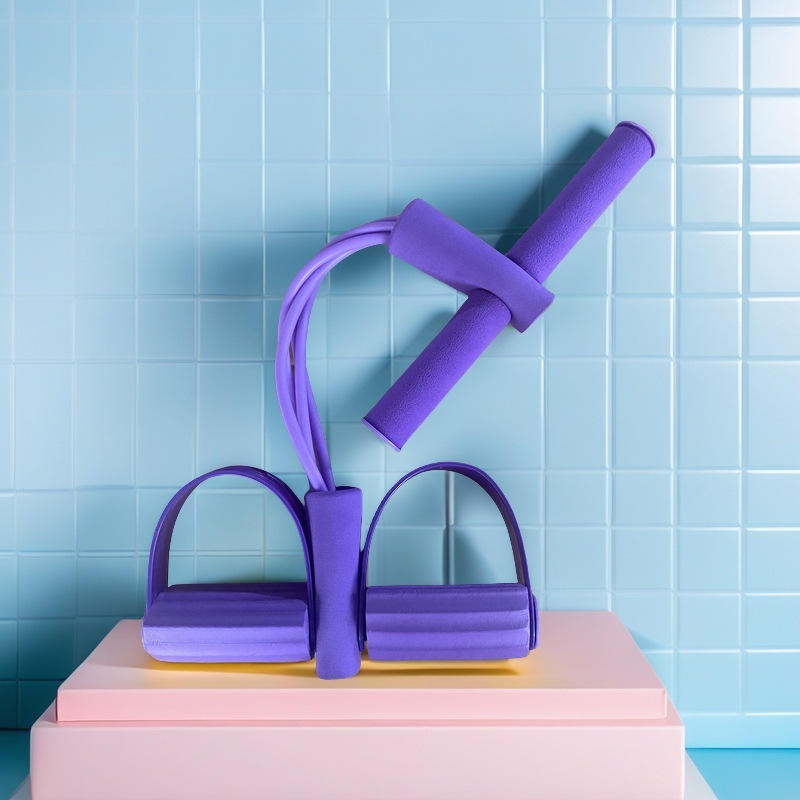 Four-tube purple PVC anti-breakage model