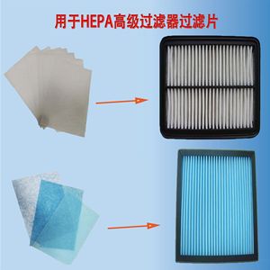 Multi Colored Long Fiber Wet Laid Nonwoven <b>Fabric</b> 30-90 Gsm Anti Static Industrial Filter Paper Support - Product Image 4