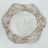 Venta al por mayor encantador 100% algodón estampado cubo sombrero tulipán sombrero para bebés niños
