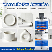 Adhésif et scellant époxy bicomposant imperméable ZDS CAS 7085-85-0 pour collage et réparation de céramique, résistant aux intempéries