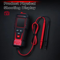 HT82A Multimeter Digital Portabel Genggam Presisi Tinggi 4000 Angka, Pengukur True RMS Rentang Otomatis Cerdas
