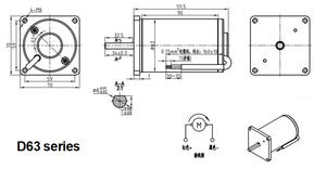 Motor de Rueda para Robot de Competición, D63mm, con Engranajes, 25-80W, Alto Torque, para <span class=keywords><strong>VEX</strong></span> FLL, Orificios de Montaje Estándar, Electrodomésticos y Embarcaciones - Product Image 4