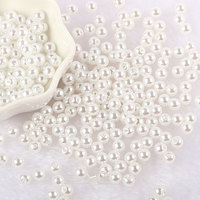 Perles en plastique ABS colorées de 500g/sac, de bonne qualité, à trou droit, pour la fabrication de sacs (vente en gros)