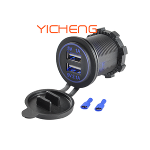 Anillo LED de 12V 24V 3.1A cargador de coche Dual de 2 puertos - Product Image 3