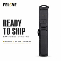 Étui de queue de billard en cuir imperméable 4B8S avec logo personnalisé, sac à dos pour queue de billard pour joueurs professionnels, commerce électronique transfrontalier