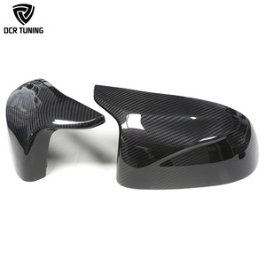 Cubierta de espejo retrovisor de fibra de carbono Real F95 para BMW X3M F97 X4M F98 X5M F95 X6M <span class=keywords><strong>X96</strong></span> X7M carcasa de carbono seco carcasa seca CF Clip-on - Product Image 3