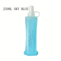 Gourde souple en TPU 250 ml 500 ml, pliable, sans BPA, anti-fuite, pour course à pied, marathon, gilet d'hydratation, ceinture personnalisée PERFAT