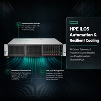 Penjualan Terlaris Hpe Dl380g10 12lff/8SFF/24SFF Dual Heatsink/ Memori 64G DDR4/ P816i-a 4gb/ 800w