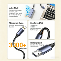 Adaptateur USB vers Ethernet 10/100M en gros pour Carbitlink, Connecteur LAN Filaire Stable pour Affichage Automobile, Hub NIC