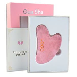 Gua Sha-piedra de Jade Natural, Cuarzo Rosa raspado, Gua Sha, masaje, precio bajo de fábrica - Product Image 2