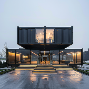 Tùy chỉnh đúc sẵn vận chuyển <span class=keywords><strong>container</strong></span> bán lẻ Hub pop-up cửa hàng khách sạn kho biệt thự cửa hàng <span class=keywords><strong>container</strong></span> Tấm bánh sandwich - Product Image 4