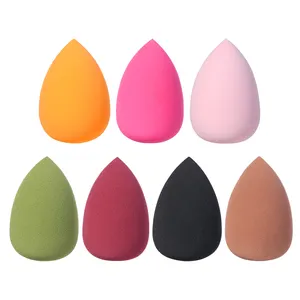 Private Custom Beauty Sponge With Case YF137 OEM Latex Free Hydrophilia Polyurethane Cosmetic Makeup Blender Powder Puff Sponge