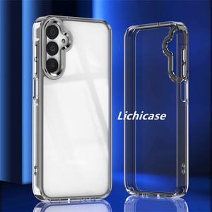 Lichicase Защита объектива камеры анти-капля корпус мобильного телефона для Samsung A15 A16 A24 A25 прозрачные чехлы - Product Image 6