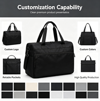 Sac de sport personnalisé avec logo OEM, grande capacité, sac de voyage week-end de haute qualité pour femmes et hommes
