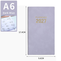 Agenda HBC 2027, carnet de notes personnalisé avec logo, couverture en cuir, organisateur hebdomadaire et mensuel, agenda pour le bureau, l'école, le journal, carnet de notes